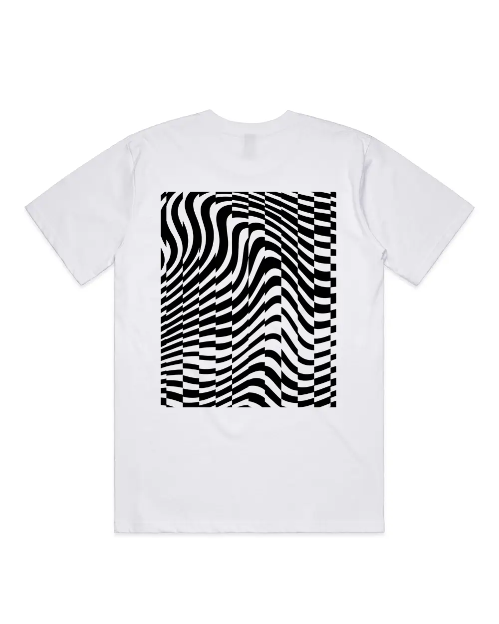 Black Twisted Tracks T-Shirt.