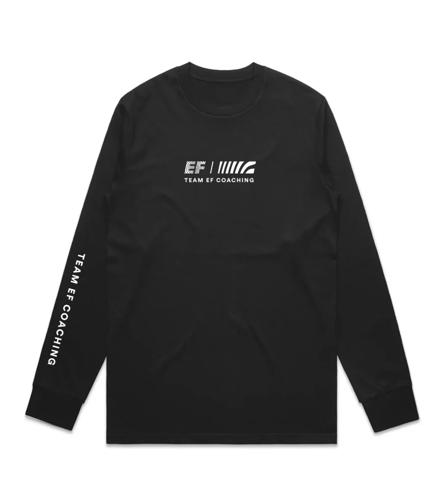 A - Team EF Coaching T-shirt LS Black